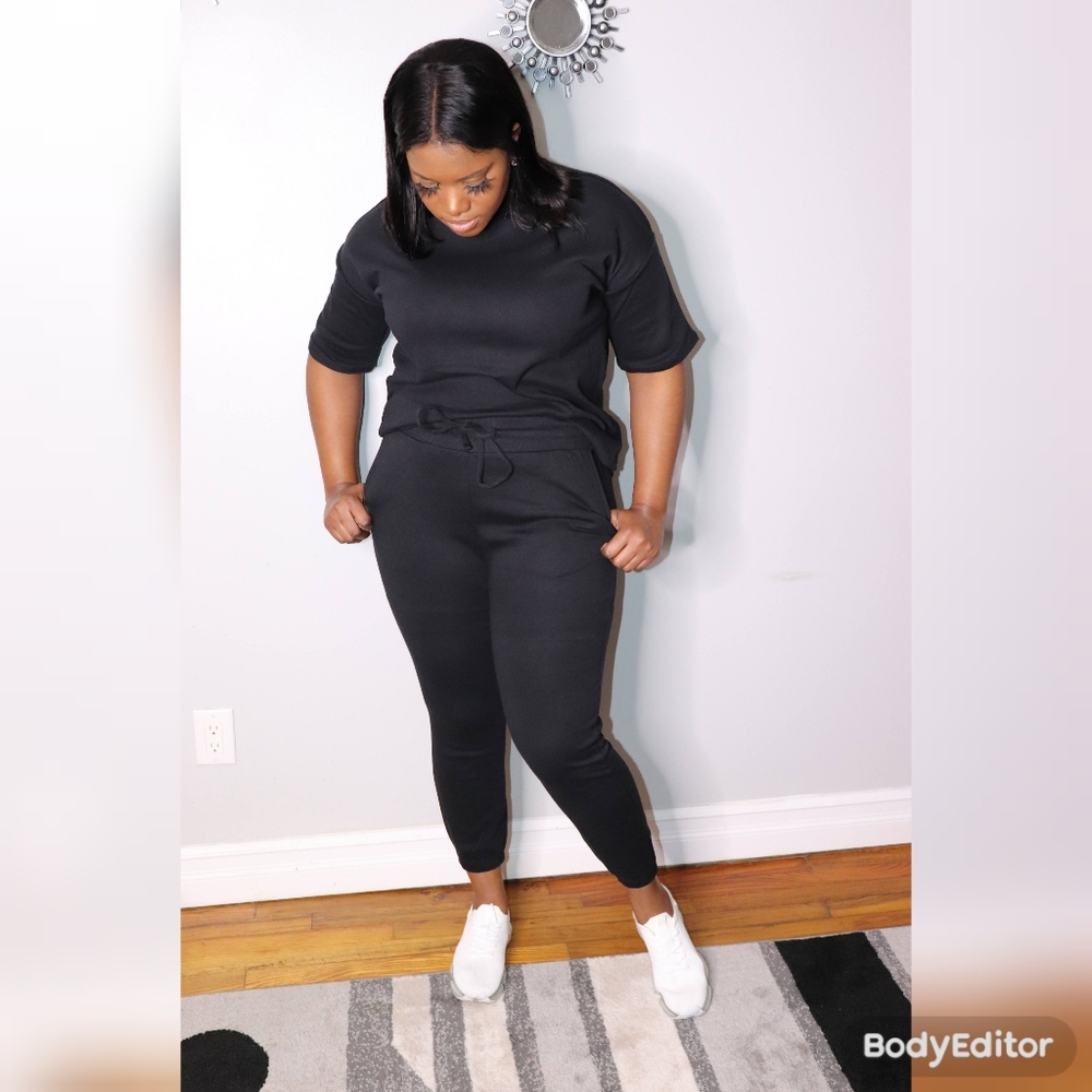 2 piece jogger set.